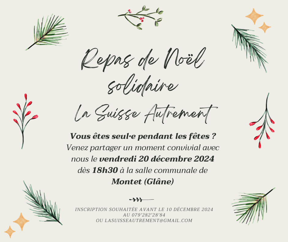 Flyer Repas Noel Solidaire