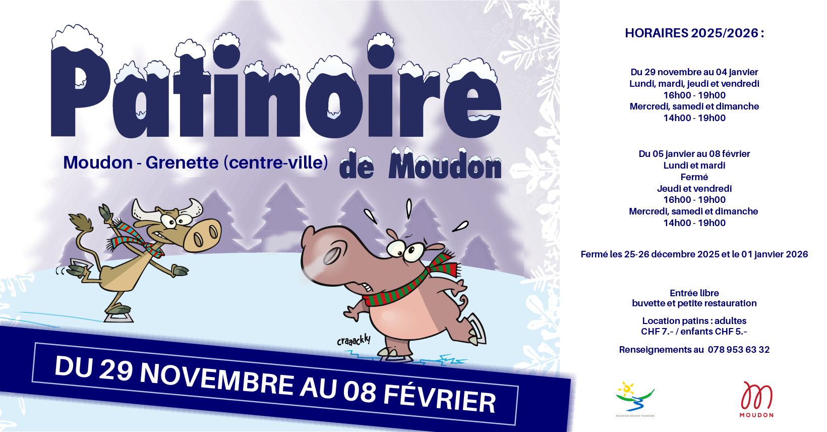 Moudon patinoire 2025/2026