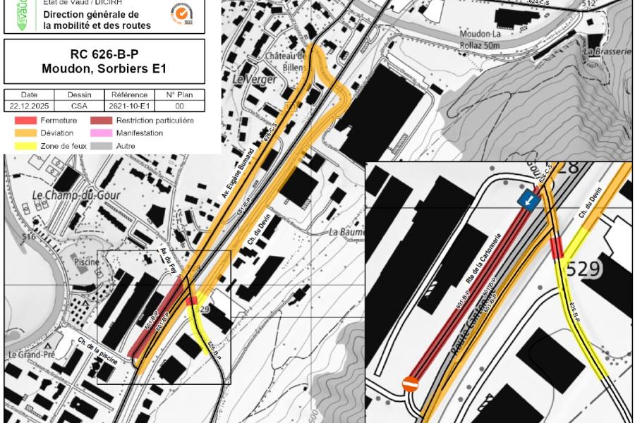 Plan circulation Sorbiers